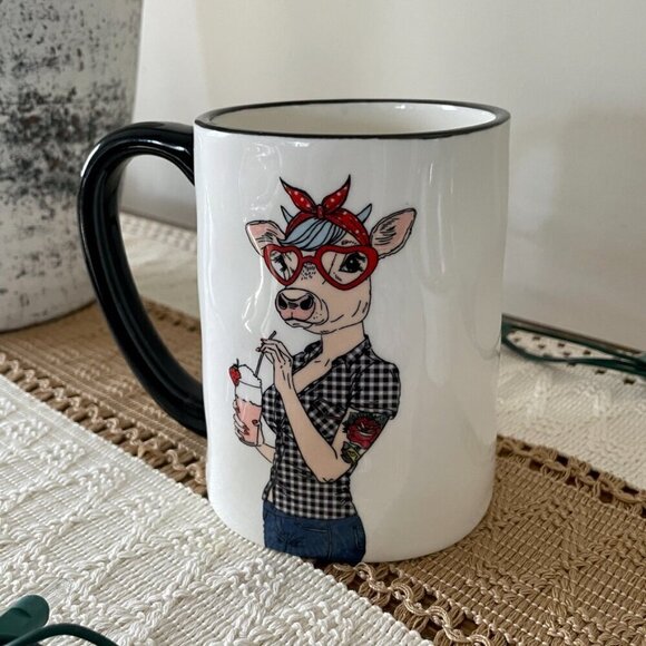Signatures Housewares Stoneware Hipster Animal Mug - Picture 3 of 7